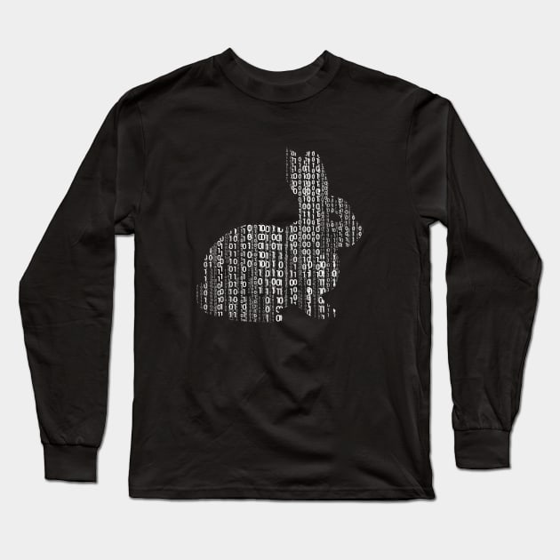 Follow The White Rabbit Long Sleeve T-Shirt by StudioInfinito